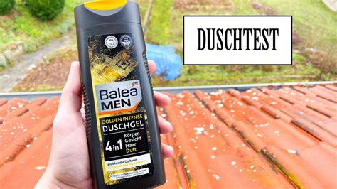 DM Balea Men Golden Intense 4in1 Duschgel DUSCHTEST YouTube