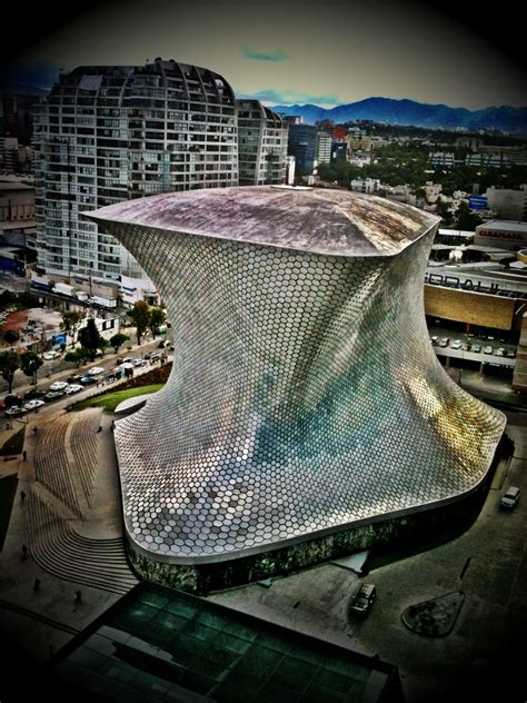 Museo Soumaya desde la ventana México City, Wicker Chair, Mexico ...