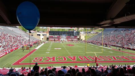 Razorback Football Stadium Seat View