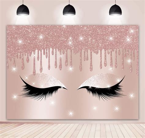 Amazon BINQOO 7x5ft Makeup Spa Backdrop Make Up Eyelashes Artist