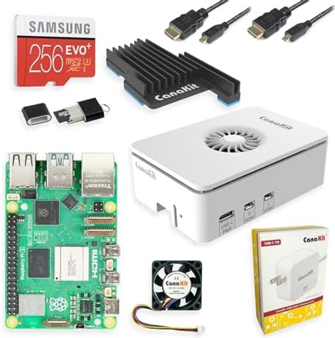 Canakit Raspberry Pi Starter Kit Max Turbine White Gb Edition