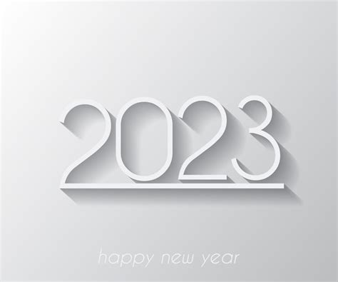 Fond De Bonne Année 2023 Vecteur Premium