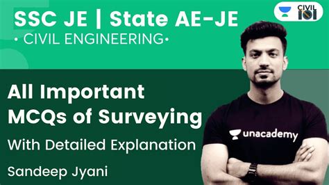 All Important Mcqs Of Surveying Ssc Je State Ae Je Sandeep Jyani