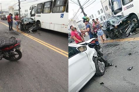 Criança e casal ficam feridos após colisão frontal entre carros no