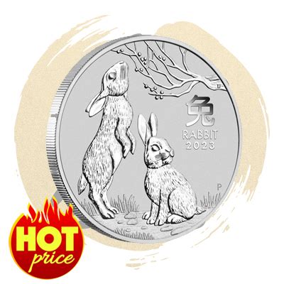 Perth Mint Silver Lunar Rabbit Coin Kg Xin Bullion