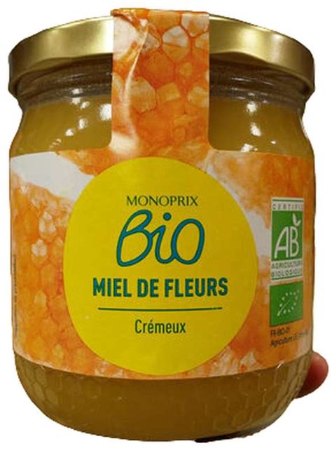 Miel De Fleurs Cr Meux Bio Monoprix G Frichti Market