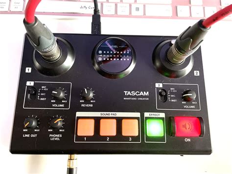 Test Tascam Ministudio Creator Us B Usb Podcast Audiointerface