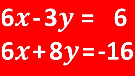 System Of Equations Elimination Easy