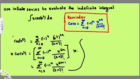 Expressing An Indefinite Integral As An Infinite Series Integral