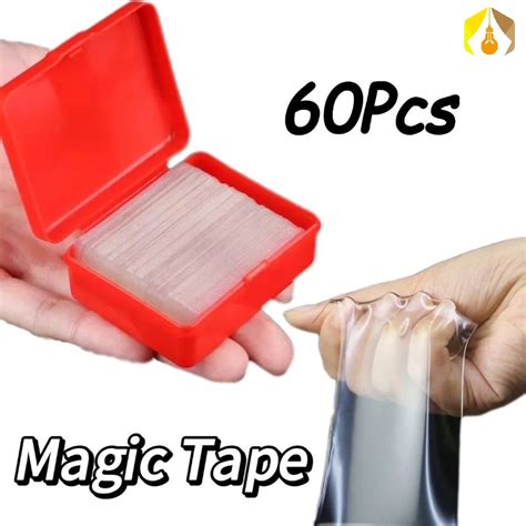 Pcs Reusable Nano Pvc Double Sided Tape Traceless Self Adhesive