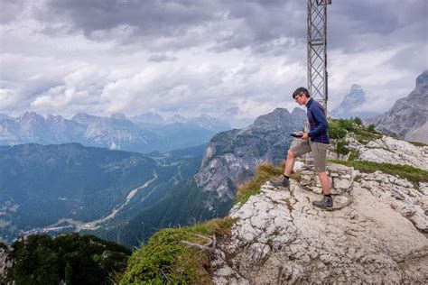 Alpen Berquerung Zu Fu Von M Nchen Nach Venedig Tag Vom Hotel