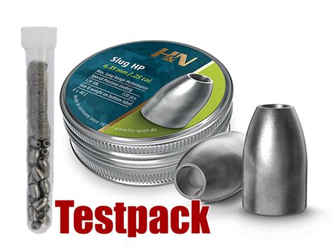 Testpack H N Slug Hp Diabolo Hohlspitz Glatt G