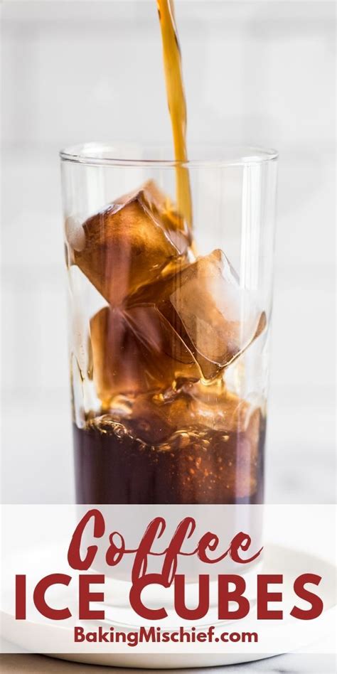 How To Make Coffee Ice Cubes For The Quickest Easiest Iced Coffee Coffee Icedcoffee