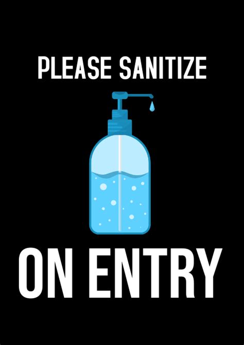 Copy Of Hand Sanitizer Postermywall