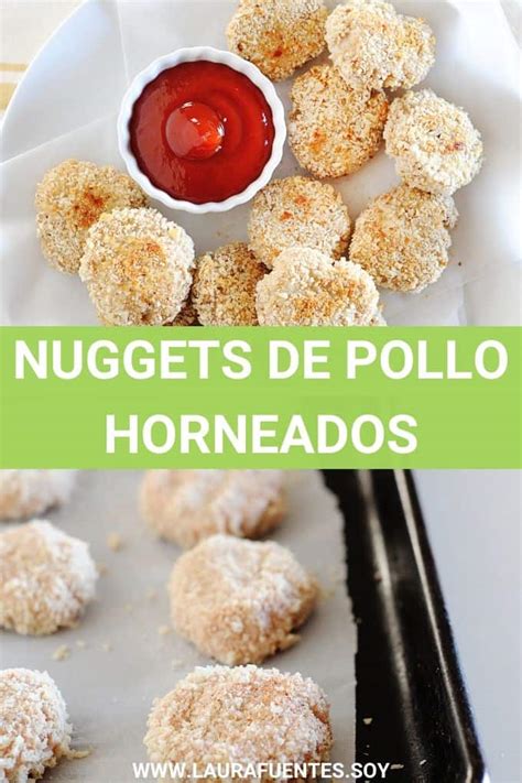 Nuggets de Pollo al Horno Receta Fácil sin Huevo Laura Fuentes