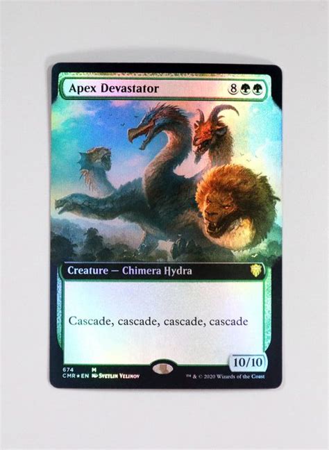 Apex Devastator Extended Art Foil From Commander Legends CMR MTG