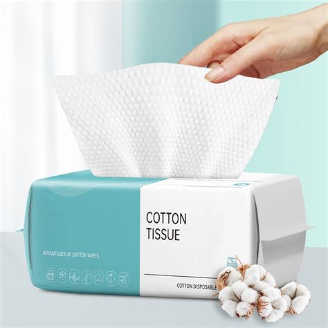 Disposable Face Towelcotton Facial Dry Wipe For Sensitive