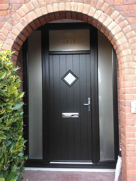 Solidor Flint 2 Timber Composite Door Composite Front Door Black Front Doors Green Front Doors