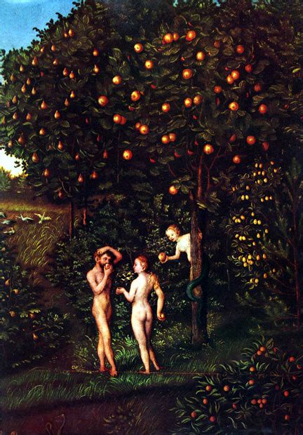 Lucas Cranach I Adam And Eve Paradise Kunsthistorisches Museum