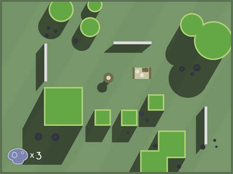 Top down game design vector