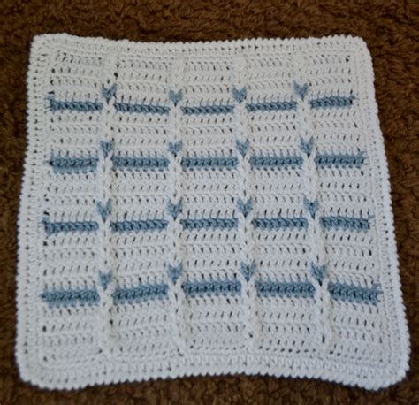 Love You More Than A Bus Jacobs Ladder Crochet Angel Baby Blanket Pattern