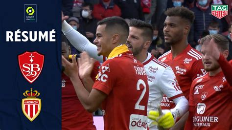 STADE BRESTOIS 29 AS MONACO 1 0 Résumé SB29 ASM 2020