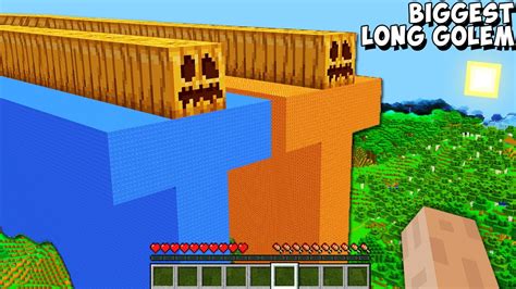 Who PUT THE WATER AND LAVA LARGE LONG GOLEM In Minecraft THE MOST