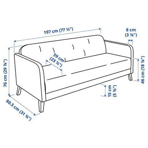 Linanas Vissle Bej L Kanepe Ikea