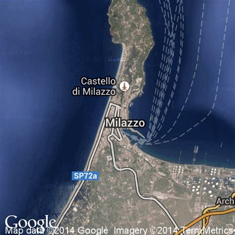 Mappa Di Milazzo Cartine Stradali E Foto Satellitari