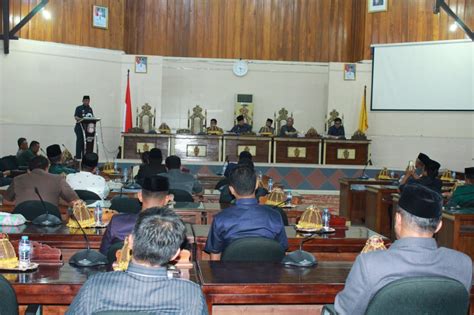 Ketua DPRD Wajo Terima Pengajuan Pemkab Wajo Ranperda Perubahan APBD