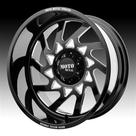 Moto Metal Mo Forged Black Milled Custom Wheels Rims Mo Moto