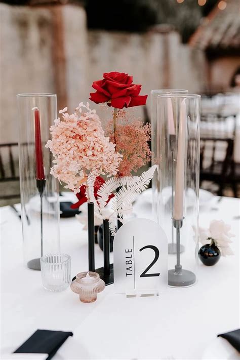 Luxurious Single Stem Vases For Romantic Wedding Centerpieces