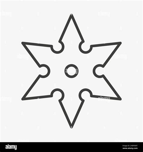 Ninja Star Outline