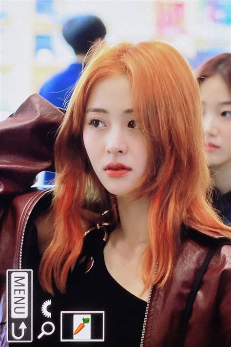 Fans Are Absolutely Adoring Le Sserafims Huh Yunjin In A Stunning Red Hairdo Allkpop