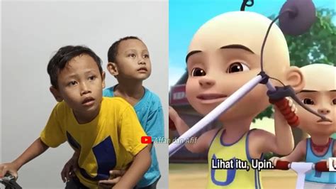 Upin Ipin Menemukan UFO Tiru Aksi Upin Ipin YouTube