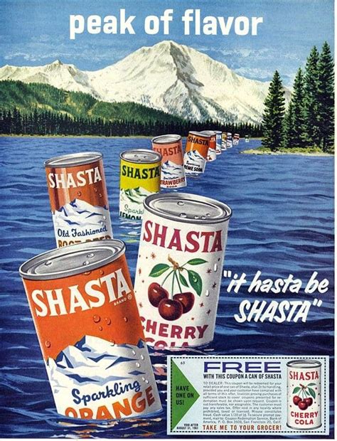 See Some Vintage Shasta Sodas From Chocolate Cola To Lemon Lime To