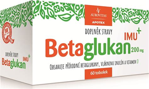 Apotex Betaglukan IMU 200 mg od 289 Kč Zbozi cz