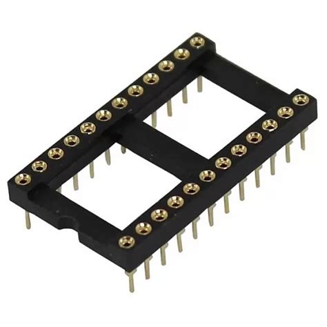 Pin Wide Machine Tooled Ic Socket Round Ic Base Roboman