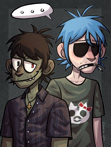 Murdoc And 2d By Sharkkbyte On Newgrounds