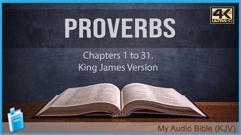 Proverbs Kjv Audio Bible 4k Uhd Old Testament Youtube