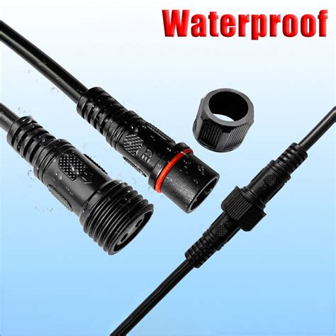 Ip68 Waterproof Male Female Wire Cable Connectors Electrical Power Plug Socket Ebay