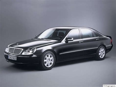 Mercedes-Benz - S-class (W220, Facelift 2002) - S 500 V8 (306 Hp ...