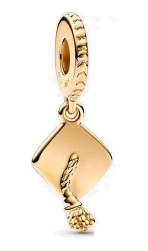 Dije Charm Pandora Birrete Graduaci N Grado Dorado Oro Shine Cuotas