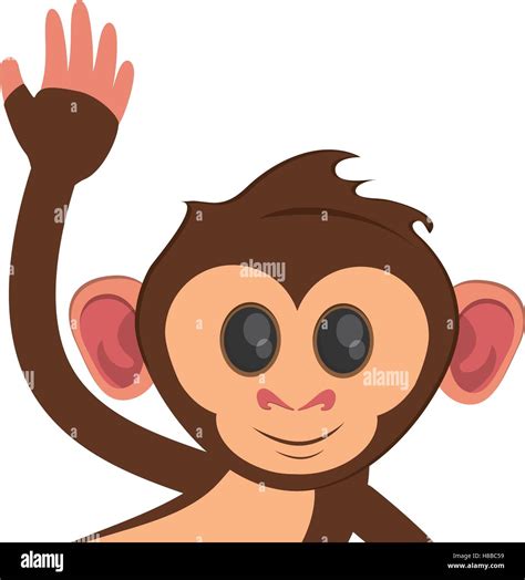 Isolated monkey cartoon design Stock Vector Image & Art - Alamy