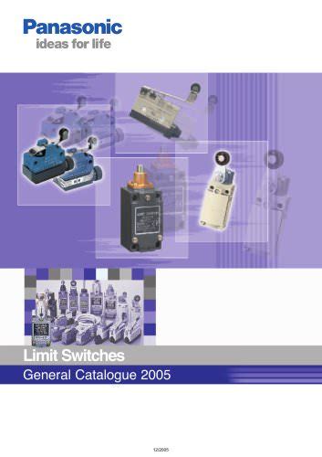 Limit Switches General Catalogue Panasonic Electric Works Europe