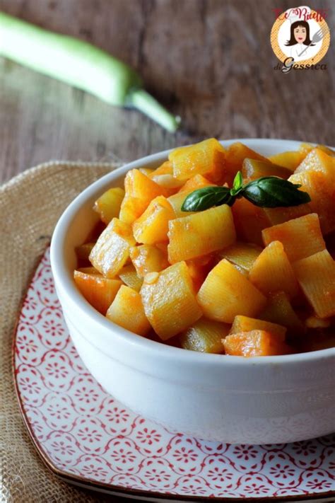 Zucchina Lunga Al Pomodoro Con Patate Ricetta Siciliana Minestra