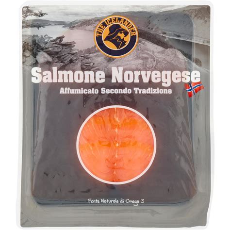 Salmone Norvegese Affumicato ICELANDER 150 G Coop Shop