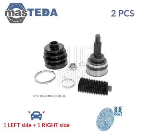 Ads Driveshaft Cv Joint Kit Pair Front Right Left Blue Print Pcs