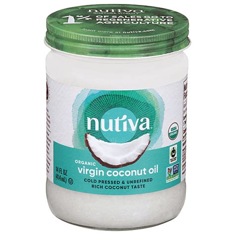 Nutiva Organic Virgin Coconut Oil 14 Fl Oz Tony S