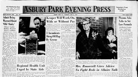 Asbury Park Press NJ archives for May 4
